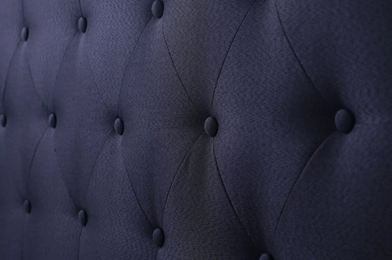Fenland Headboard Black Double by sue-e furniture