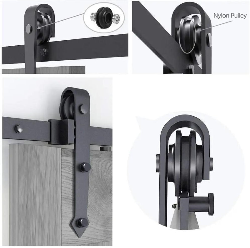 12FT/366cm Barn Door Hardware Kit by salelink.co.nz