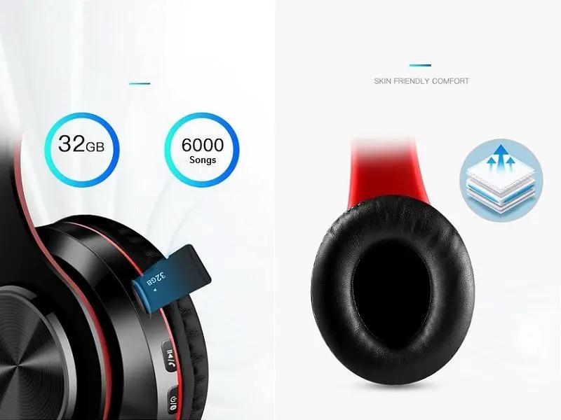 Wireless bluetooth Headset Headphones Foldable Stereo Earphones LED Super by dealonline.co.nz