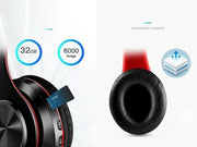 dealonline.co.nz dealonlinenz RED/B- Wireless Bluetooth Headset Headphones Foldable Stereo Earphones LED Super RED/B- Wireless Bluetooth Headset Headphones Foldable Stereo Earphones LED Super