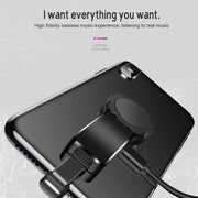 Headphone Adapter Lightning to Audio Jack Charger Extender Earphone Charging Splitter by salelink.co.nz
