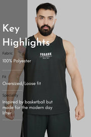 Drip Oversized Tank Olive by Fuaark Nz