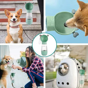 g8buynz g8buynz Pet Water Bottle Dispenser with Food Container Leak Proof Pet Drinking Bottle P Pet Water Bottle Dispenser with Food Container Leak Proof Pet Drinking Bottle P