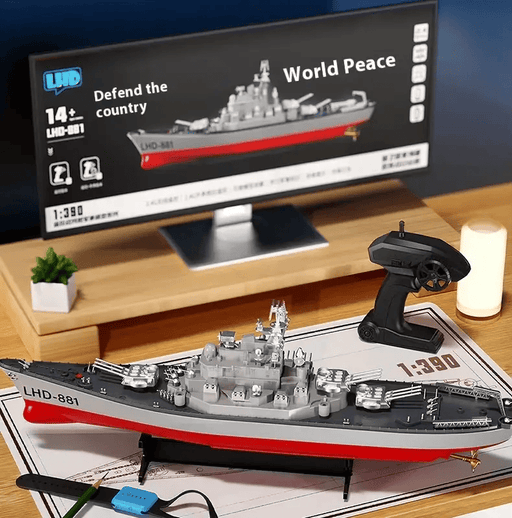dealonline.co.nz dealonline.co.nz 60cm Large RC Battleship 1:390 2.4G Gift Toy for Kids and Adults 60cm Large RC Battleship 1:390 2.4G Gift Toy for Kids and Adults