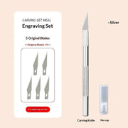 Aluminum Alloy Carving Knife Set Graver 13pc Steel Aluminum Alloy by China Dropship