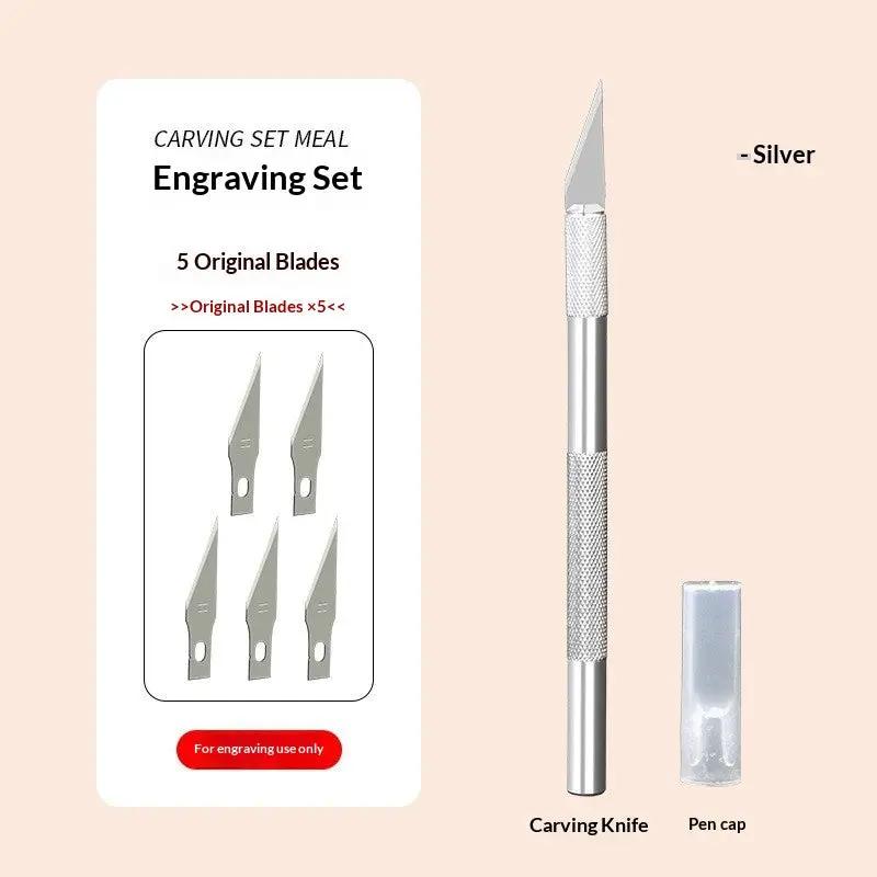 Aluminum Alloy Carving Knife Set Graver 13pc Steel Aluminum Alloy by China Dropship
