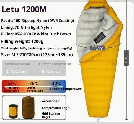 Mead's Supply & Equipment Outfitters limited Sleeping Bags Ultralight Down Sleeping Bag for Camping & Hiking Ultralight Down Sleeping Bag for Camping & Hiking