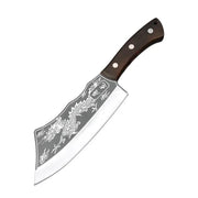 Forged Dragon Pattern Firewood Tree Cutter Agricultural Outdoor Bamboo Cutting Machete Grass Cutting Sickle Household Bone Cutting Cleaver Dragon Slayer Chopper Black by China Dropship