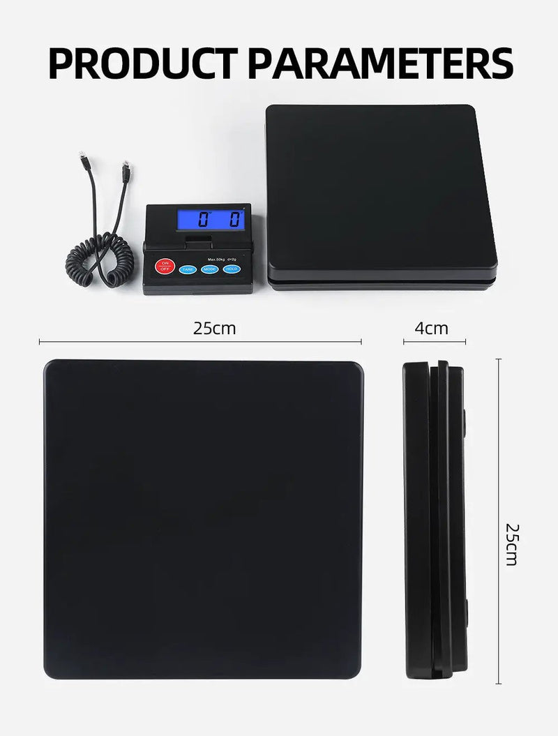 50KG Digital Electric Platform Scale Postal by salelink.co.nz