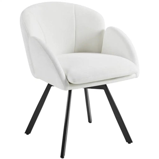 Yaheetech Flower-shaped Chenille Accent Armchair Contemporary Swivel Chair Flower-shaped Chenille Accent Armchair Contemporary Swivel Chair