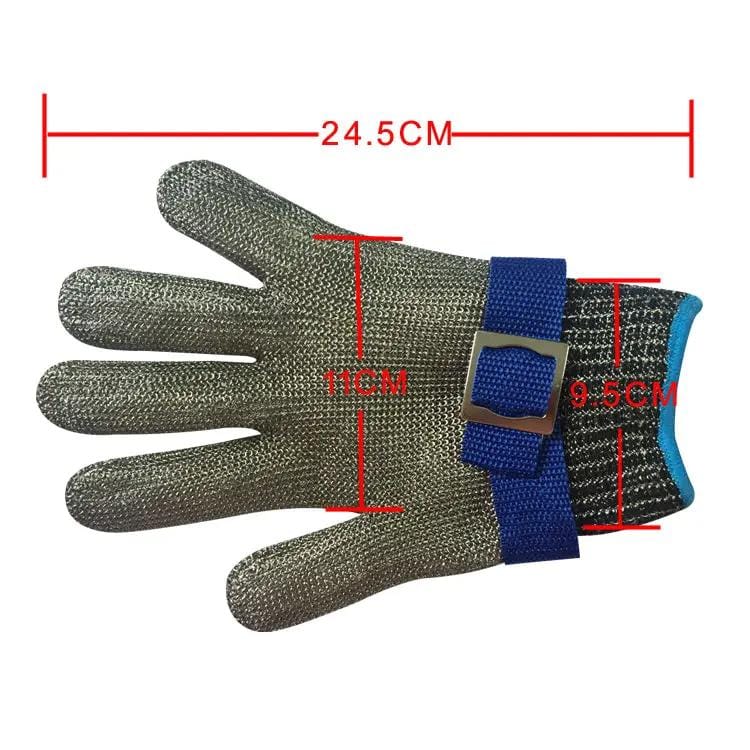 Zendrop Grade 5 Cut-Resistant Stainless Steel Wire Gloves For Kitchen And DIY Grade 5 Cut Resistant Stainless Steel Wire Gloves