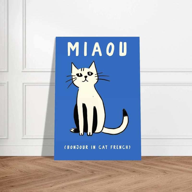 Miaou by Blank Wall Print Shop