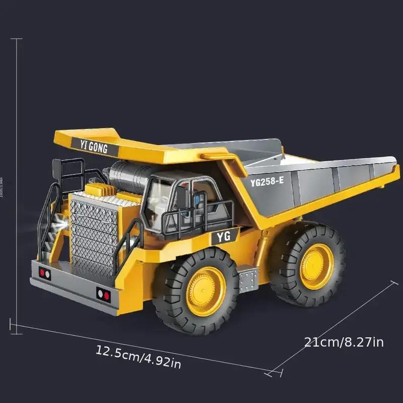 Remote Control Engineering Vehicles Series - 1:24 DUMP TRUCK 9 Channels 2.4G by dealonline.co.nz