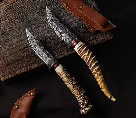 Factory Mongolia Handle Meat Knife Antlers Knife by China Dropship