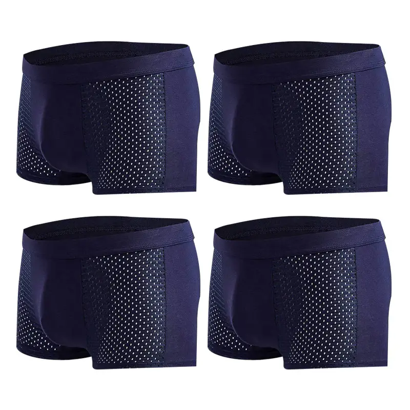 Men's Modal Boxer Shorts — Breathable Mesh Mid-Waist Underwear | Single & 4-Pack by Mead's Supply & Equipment Outfitters limited
