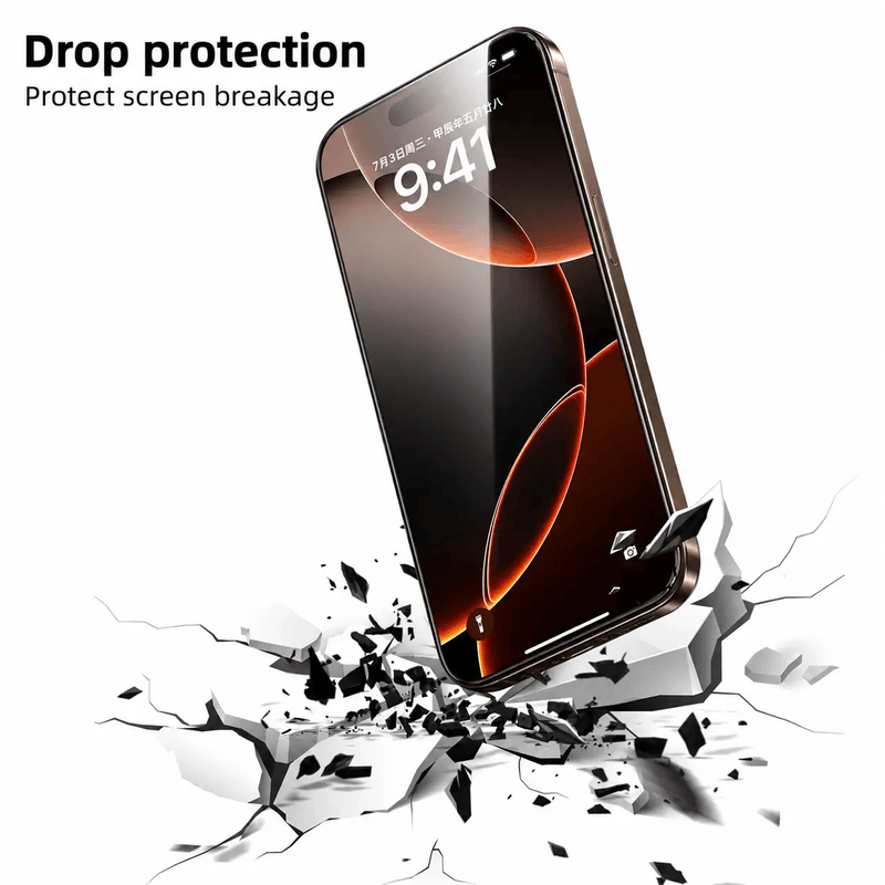 techplus IPhone 14 Pro Clear Tempered Glass Screen Protector 2 Pack 9H 2.5D Edge iPhone 14 Pro Tempered Glass Screen Protector 2 Pack