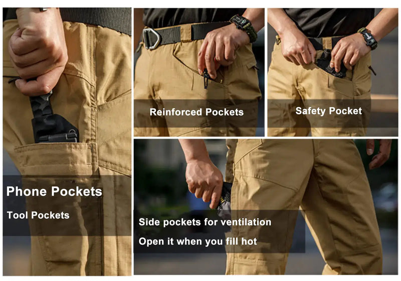 Spring Autumn Tactical Cargo Pants - Men's Combat Trousers | Outdoor Gear by Mead's Supply & Equipment Outfitters limited