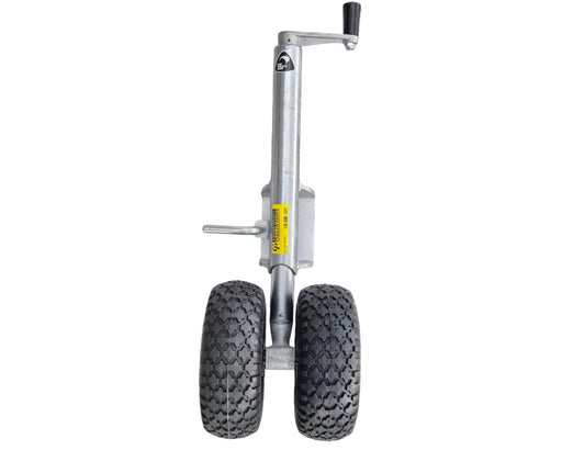 Jockey Wheel 500kg - 245x90 Alloy Twin-Wheel - No Plate by Trojan