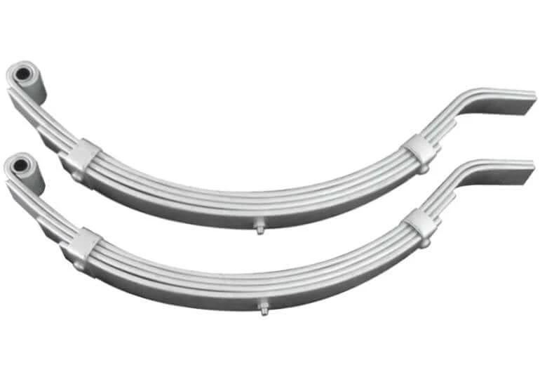4 Leaf Deep Slipper Spring - 1500kg - 50mm wide - Pair, Trojan Short Series Dacromet coated leaf springs.
