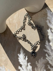 Aho Whetū Silver Necklace by Tahana Jewellery