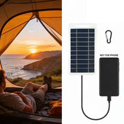 Solar Panel For Charging Devices - 2W/5V USB Output by 9eight5