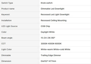 13W 1150 lumens ,Tri-Color Dimmable LED Downlight, Dia 102mm by salelink.co.nz