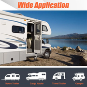 Black RV Entry Door Lock Camper Travel Trailer Latch Key by salelink.co.nz