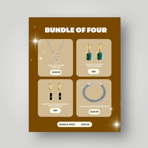 Tahana Bundle of Four (Pick Any 4 items from our entire website) - Limited Edition by Tahana Jewellery