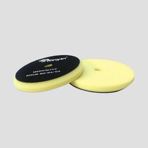 TONYIN 5 INCH FOAM POLISH PAD (MEDIUM CUT,WITH HOLE) (TP12A) by Racing Pro NZ Ltd