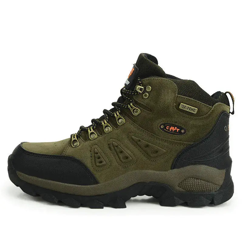 Unisex High-Top Outdoor Hiking Shoes - Waterproof Trail Boots for Men and Women | All-Terrain by Mead's Supply & Equipment Outfitters limited