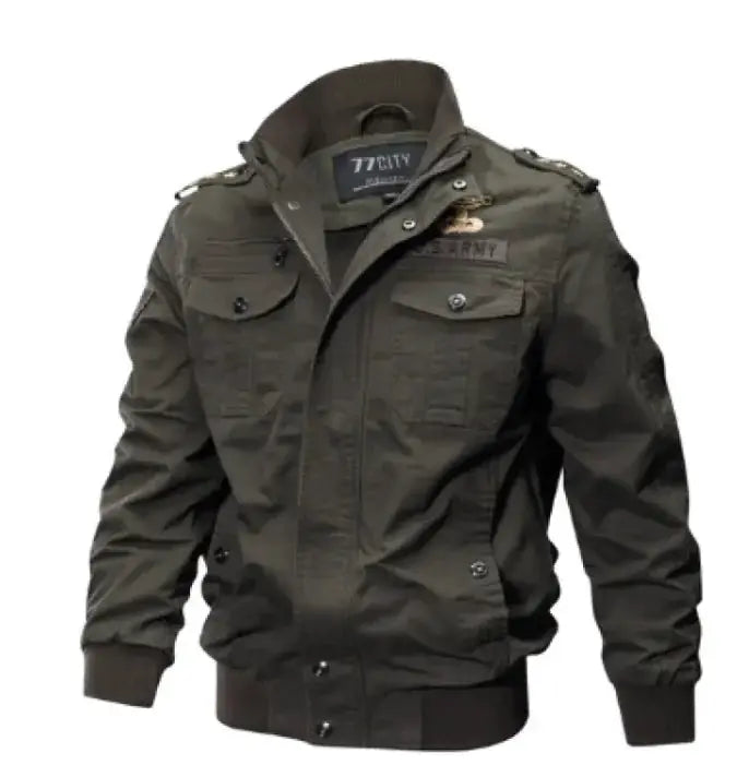 Tactical Flight Army Jacket - Military Bomber Jacket with Cotton Construction | Plus Size Available by Mead's Supply & Equipment Outfitters limited