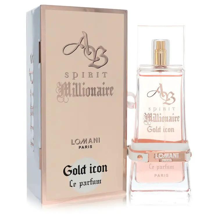 Ab Spirit Millionaire Gold Icon Eau De Parfum Spray by Lomani 100 ml by Brands HD