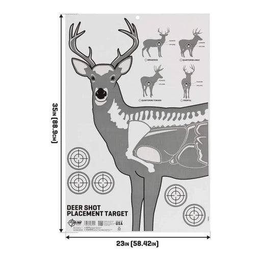 Kilwell Allen Deer Vitals Corrugated Target, 23" x 35" Allen Deer Vitals Corrugated Target, 23" x 35"