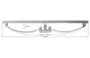 Double Eye Rocker Type image showing dimensions 1390mm wide, 140mm height, featuring rocker design for trailers.