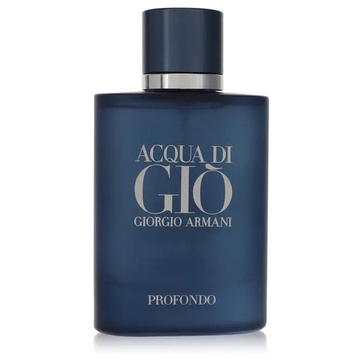 Brands HD Eau De Parfum Spray (unboxed) Acqua Di Gio Profondo Eau De Parfum Spray (unboxed) by Giorgio Armani 75 ml Acqua Di Gio Profondo Eau De Parfum Spray (unboxed) by Giorgio Armani 75 ml