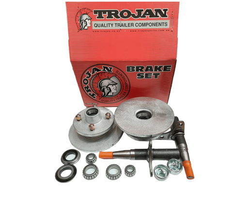 Hub and Stub Kits 1500kg Disc/B 4x4 1/2x7/16 components including brake set by Trojan.