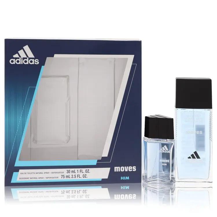 Brands HD Gift Set - 1 oz Eau De Toilette Spray + 2.5 oz Deodorant Spray Adidas Moves Gift Set - 1 oz Eau De Toilette Spray + 2.5 oz Deodorant Spray by Adidas -- Adidas Moves Gift Set - 1 oz Eau De Toilette Spray + 2.5 oz Deodorant Spray by Adidas --