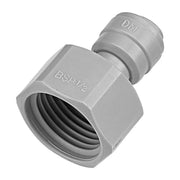 DMfit Female Adapter - Push-Fit Tube to Female Thread (Tap & Pipe Connectors) by Filtration Station NZ
