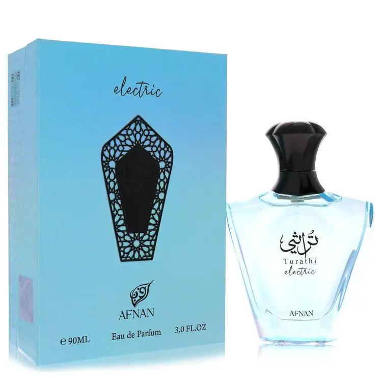Brands HD Eau De Parfum Spray (Unisex) Afnan Turathi Electric Eau De Parfum Spray (Unisex) by Afnan 89 ml Afnan Turathi Electric Eau De Parfum Spray (Unisex) by Afnan 89 ml