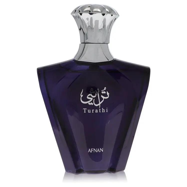 Afnan Turathi Blue Eau De Parfum Spray (Unboxed) by Afnan 90 ml by Brands HD