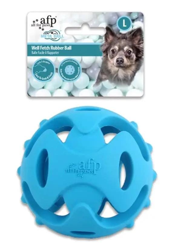 Animal Addiction Limited Dog Toy All For Paws - Meta Ball - Well Fetch Ball - Size M All For Paws - Meta Ball - Well Fetch Ball - Size M