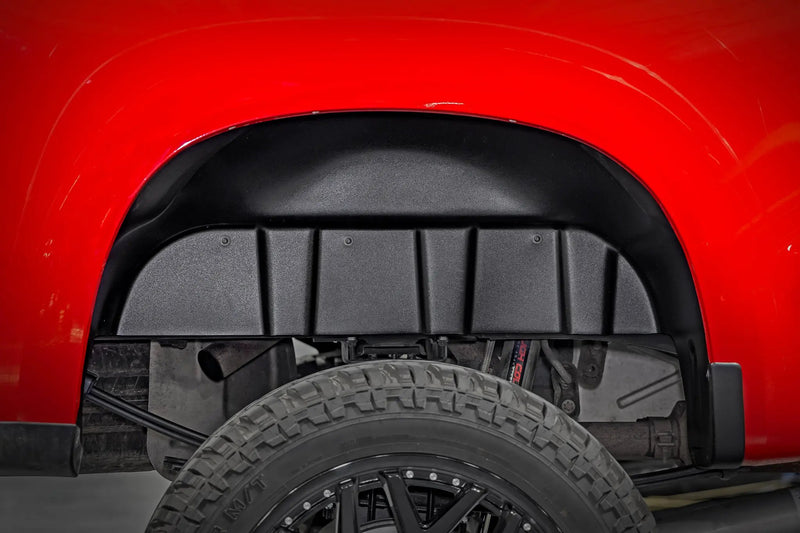 Chevrolet Rear Wheel Well Liners 19-20 Silverado 1500 Rough Country by Magwarehouse.com
