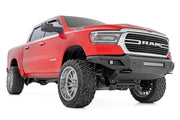 High Clearance Front Bumper LED Lights & Skid Plate Ram 1500 (19-24) by Magwarehouse.com