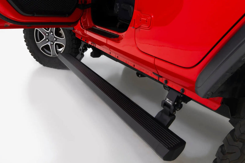 Power Running Boards Dual Electric Motor 4 Door Jeep Wrangler JL (2018-2026) by Magwarehouse.com