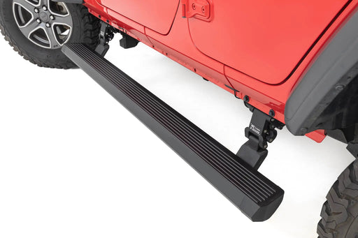 Power Running Boards Dual Electric Motor 4 Door Jeep Wrangler JL (2018-2026) by Magwarehouse.com