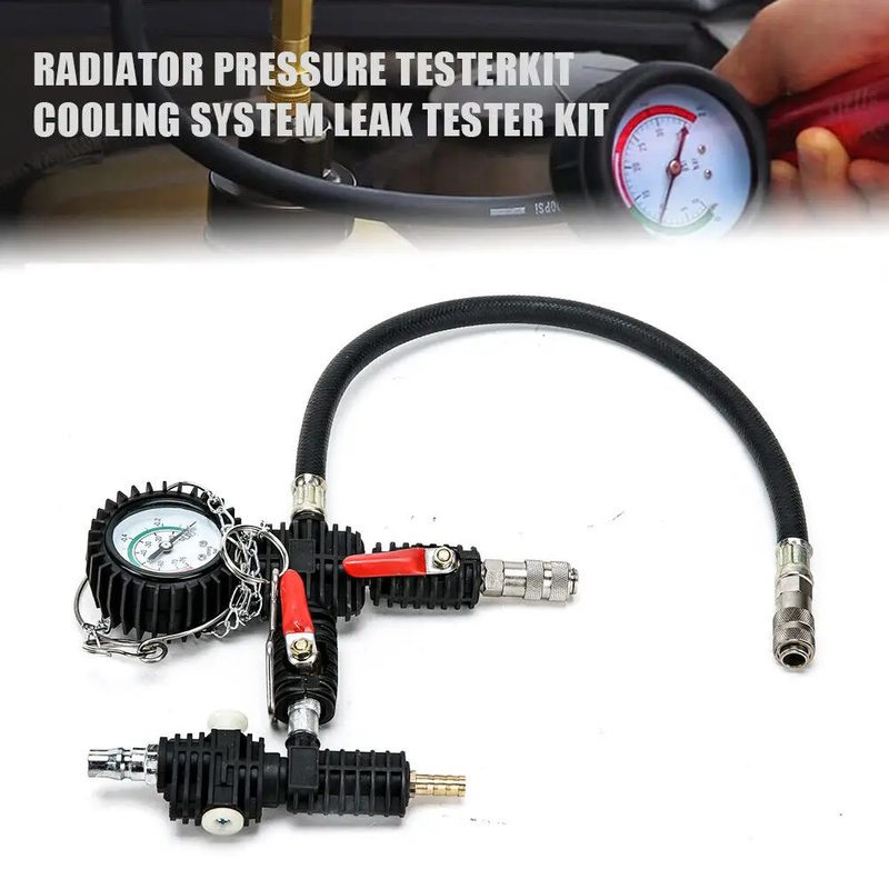 28 Piece Radiator Pressure Tester Kit by salelink.co.nz