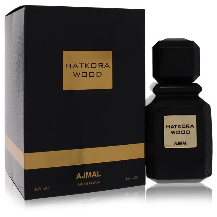 Hatkora Wood Eau De Parfum Spray (Unisex) by Ajmal 100 ml by Brands HD