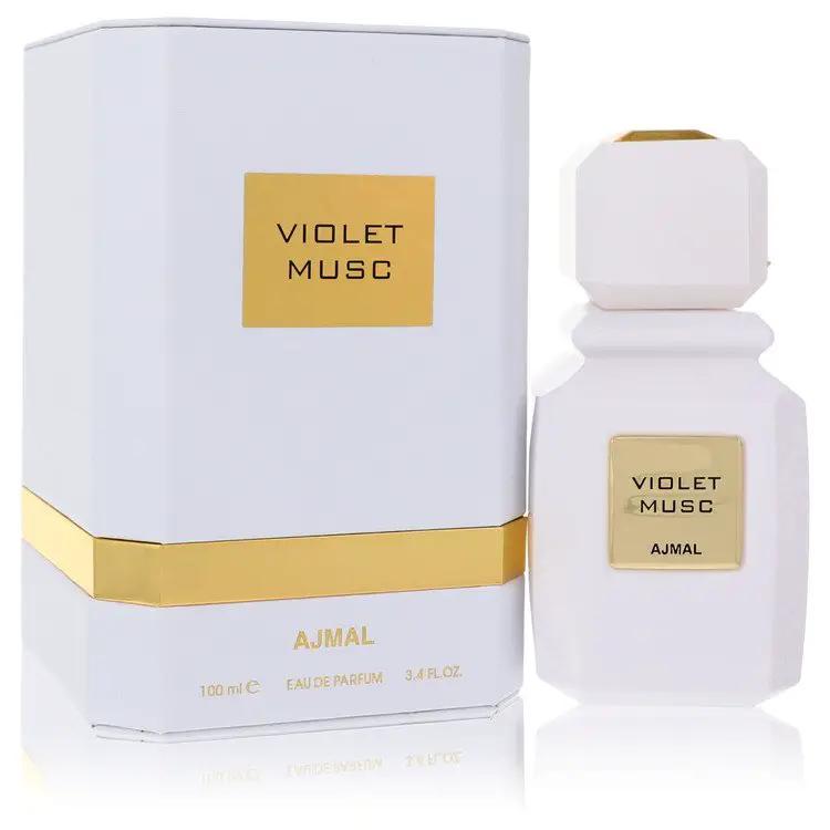 Ajmal Violet Musc Eau De Parfum Spray (Unisex) by Ajmal 100 ml by Brands HD