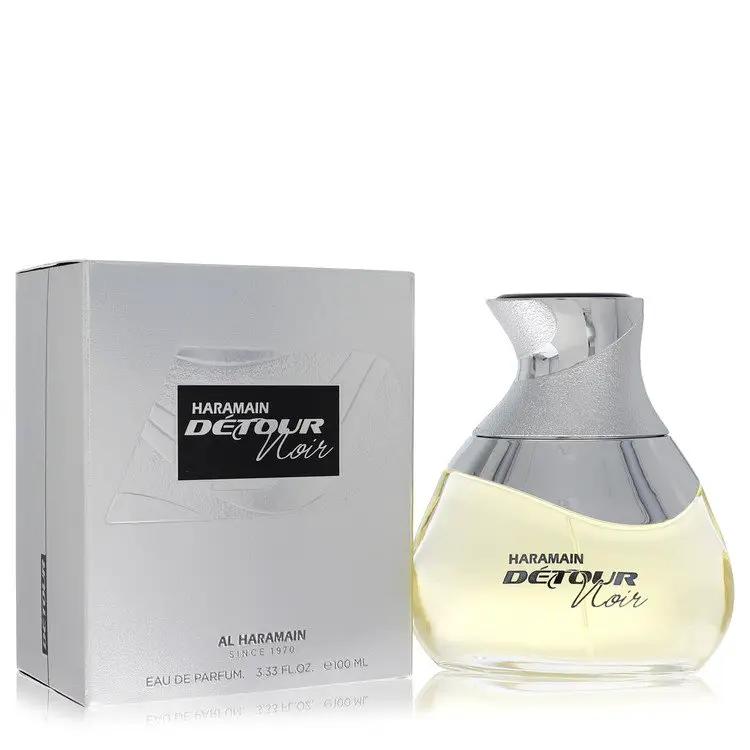 Brands HD Eau De Parfum Spray (Unisex) Al Haramain Detour Noir Eau De Parfum Spray (Unisex) by Al Haramain 100 ml Al Haramain Detour Noir Eau De Parfum Spray (Unisex) by Al Haramain 100 ml