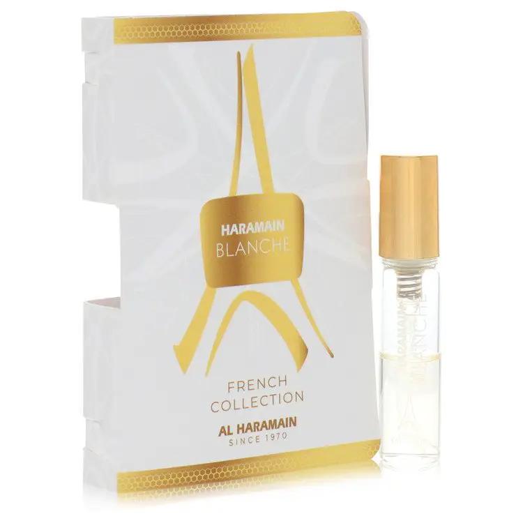 Brands HD Vial (sample) Unisex Al Haramain Blanche French Collection Vial (sample) Unisex by Al Haramain 1 ml Al Haramain Blanche French Collection Vial (sample) Unisex by Al Haramain 1 ml